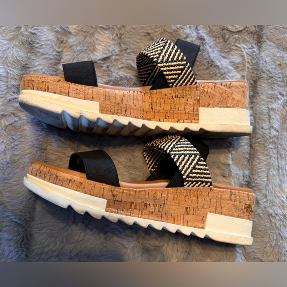 Steve Madden Platform Sandals 9.5 - Picture 2 of 6